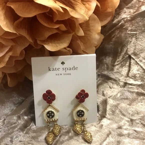 Kate Spade • Ooh La La Cuckoo Clock Earrings